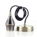 E27 Edison Vintage Bulb Lamp Holder Pendant Bulb Metallic Screw Base Holder