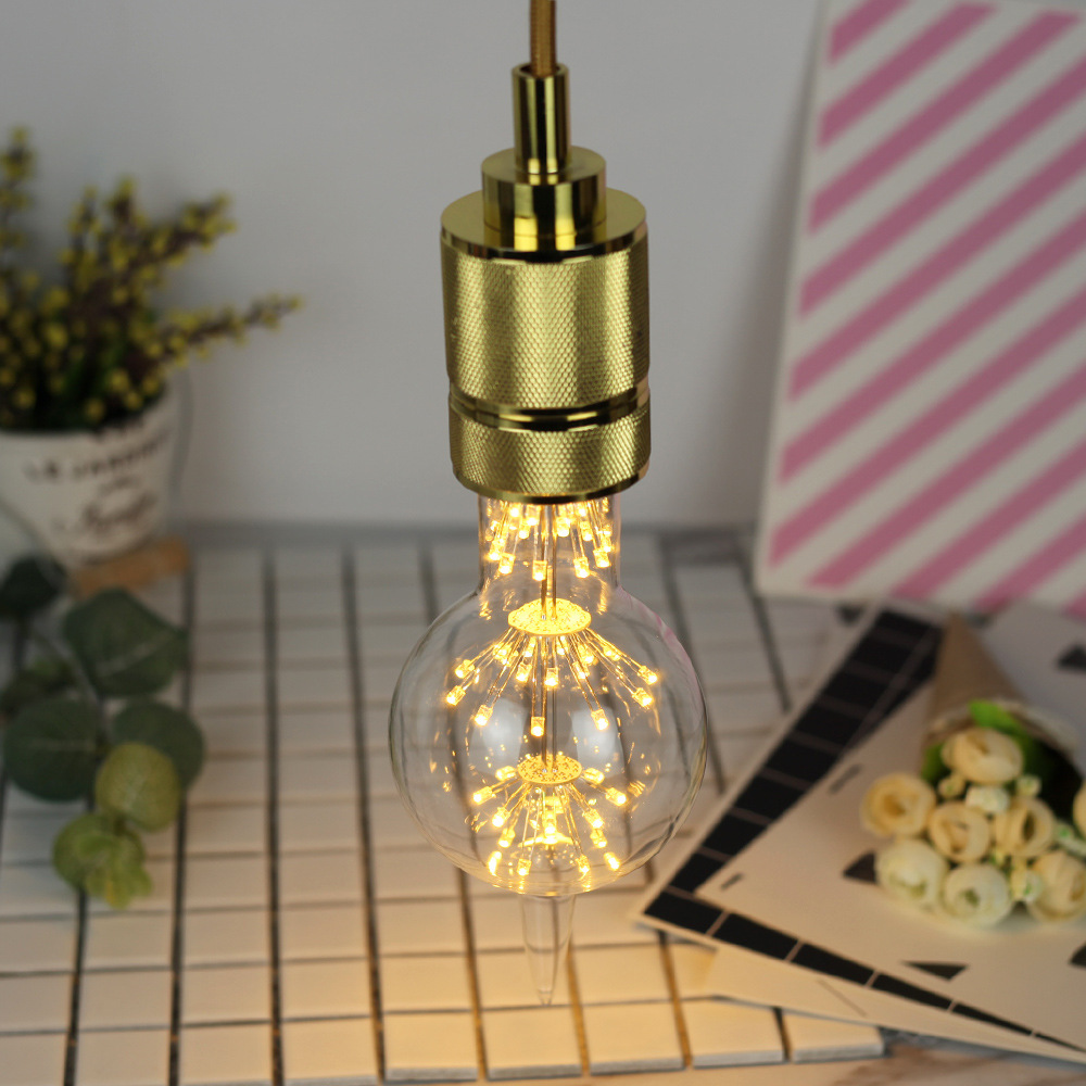 3W E27 F80 Fireworks Light LED Edison Bulb AC85-265V Home Light LED Filament Light Bulb