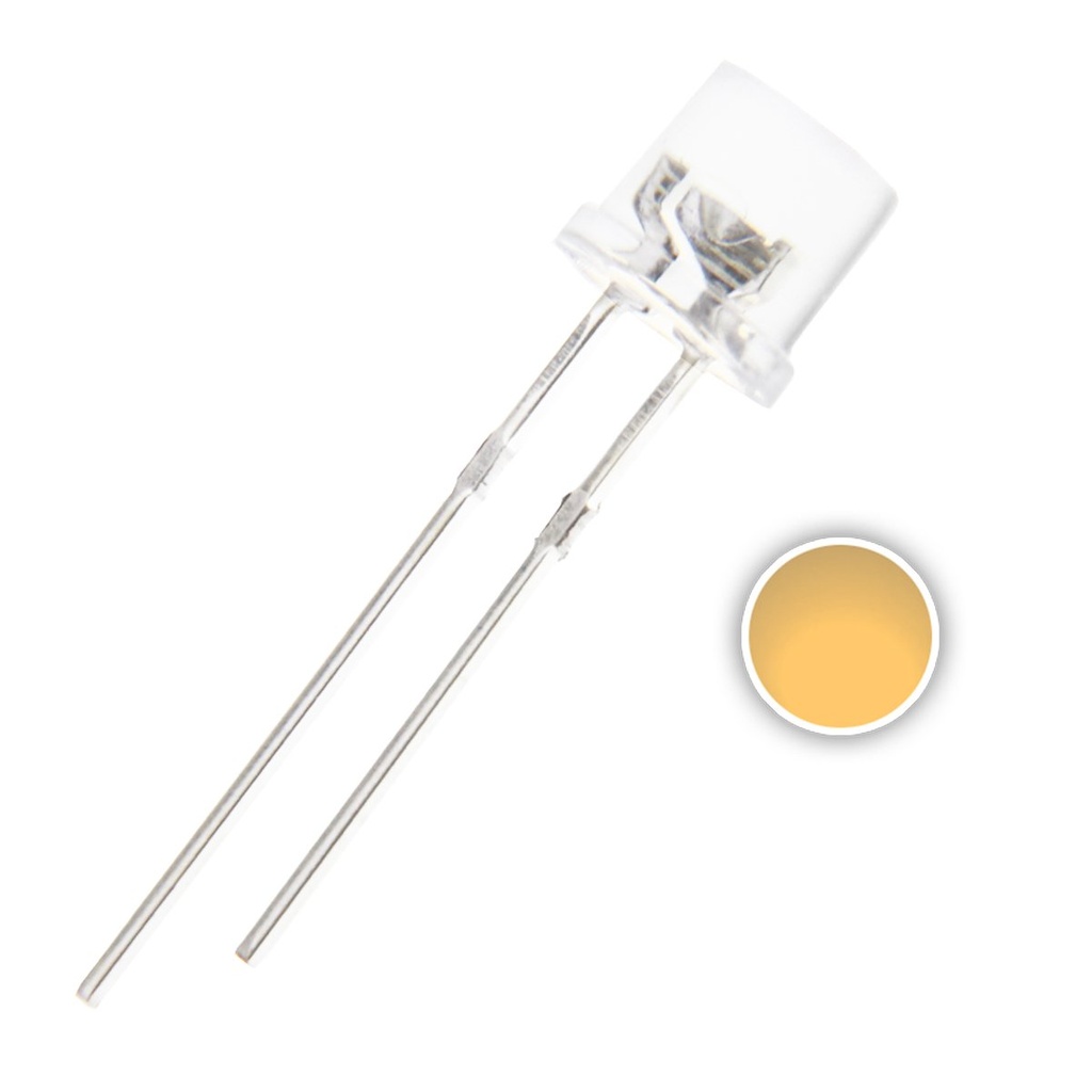 F5 5mm Clear Transparent Flat Top LED Diode Lights Emitting White/Red/Green/Blue/Yellow/Purple/Pink