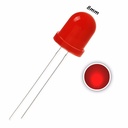 F8 8mm Diffused LED Diode Lights Emitting White/Red/Green/Blue/Yellow