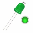 F8 8mm Diffused LED Diode Lights Emitting White/Red/Green/Blue/Yellow