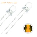 F3 3MM Round LED Light Diode Emitting Green/Yellow/Blue/White/Red/Warm White/Orange/Purple/Pink/Yellow Green 