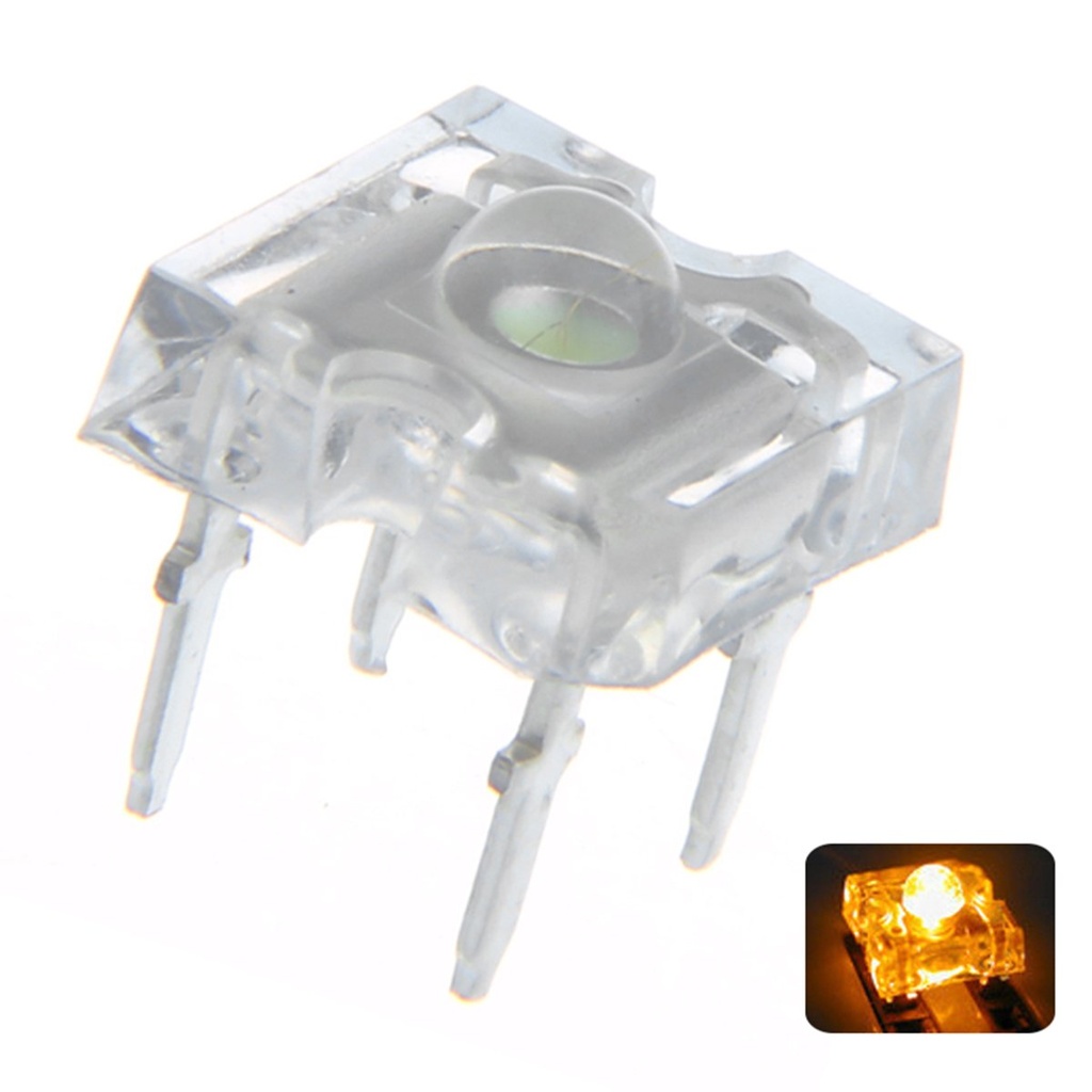 F3 3mm Piranha LED Diode Lights Round Super Flux 4 pins Emitting White/Red/Green/Blue/Yellow