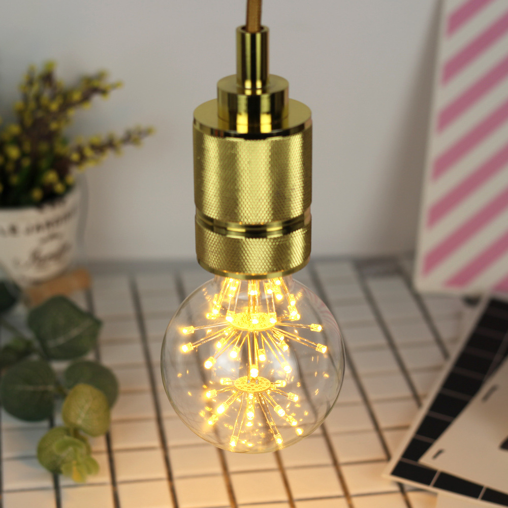 3W E27 G80 Fireworks Light LED Edison Bulb AC85-265V Home Light LED Filament Light Bulb