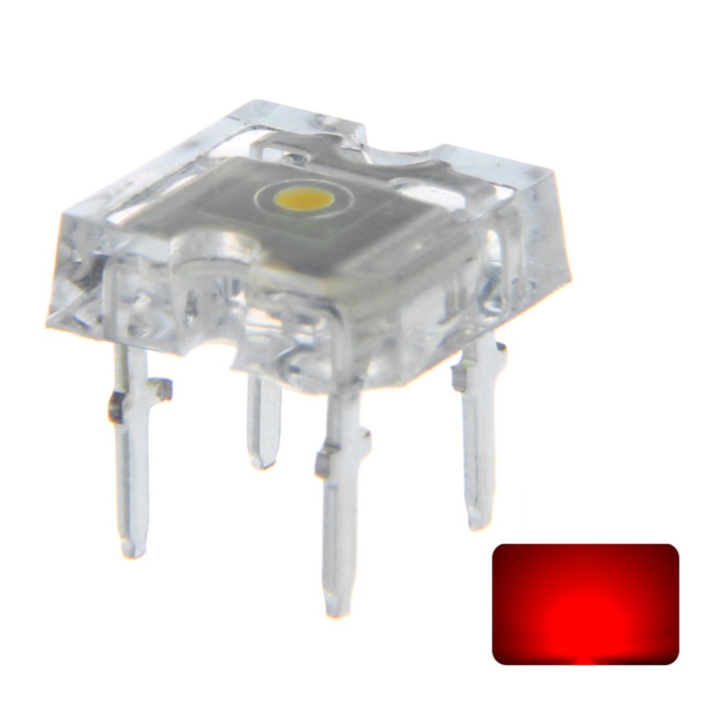 Flat Piranha LED Diode Lights Emitting White/Red/Green/ Blue/Yellow