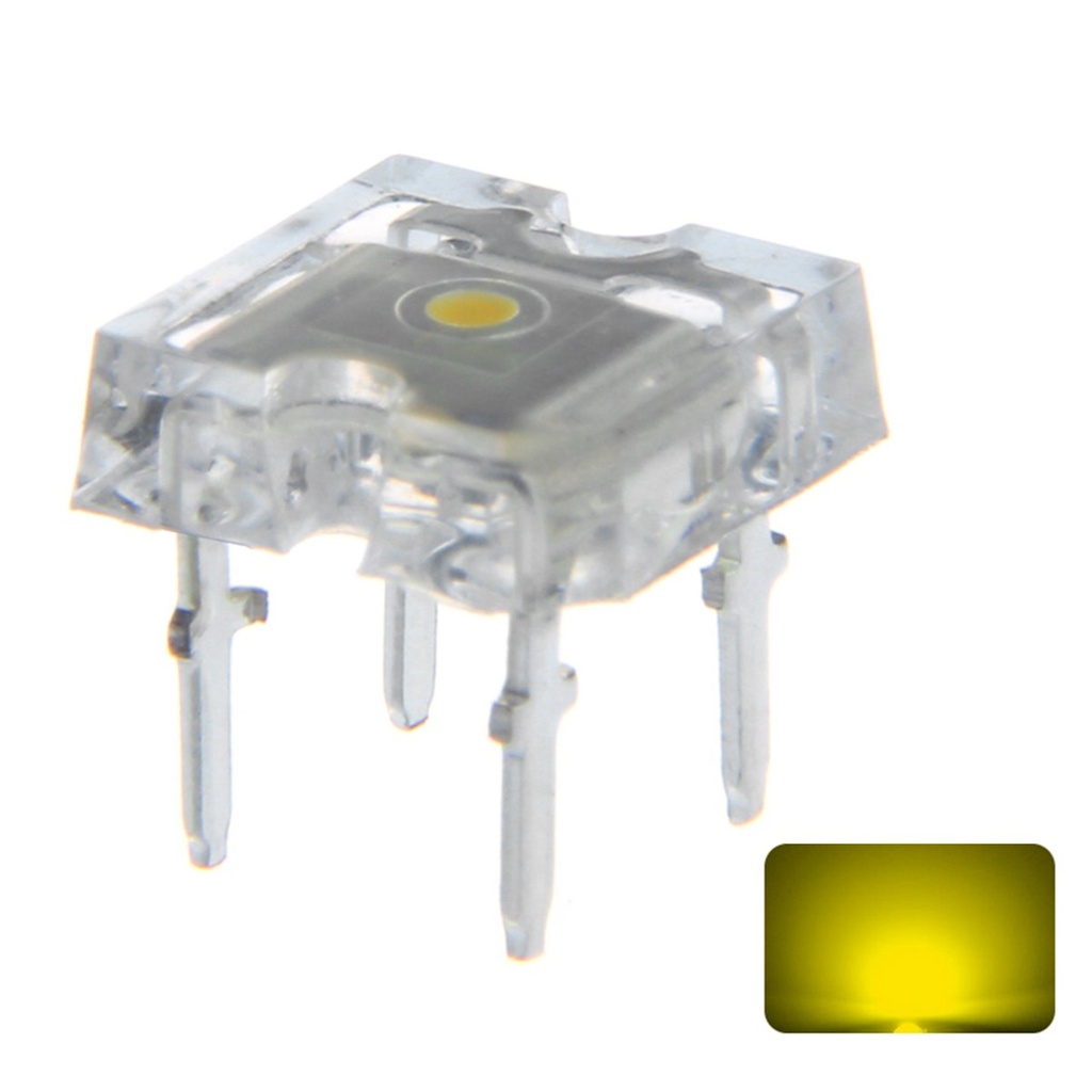 Flat Piranha LED Diode Lights Emitting White/Red/Green/ Blue/Yellow