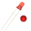 F3 3MM Round LED Light Diode Colored Lens Diffused Round DC 3V 20mA Emitting Green/White/Yellow/Blue/Red/Orange