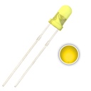 F3 3MM Round LED Light Diode Colored Lens Diffused Round DC 3V 20mA Emitting Green/White/Yellow/Blue/Red/Orange