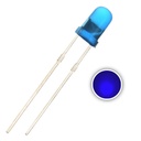 F3 3MM Round LED Light Diode Colored Lens Diffused Round DC 3V 20mA Emitting Green/White/Yellow/Blue/Red/Orange