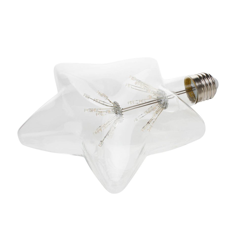3W E27 LED Five-pointed Star Edison Bulb AC220-240V Home Light LED Filament Light Bulb
