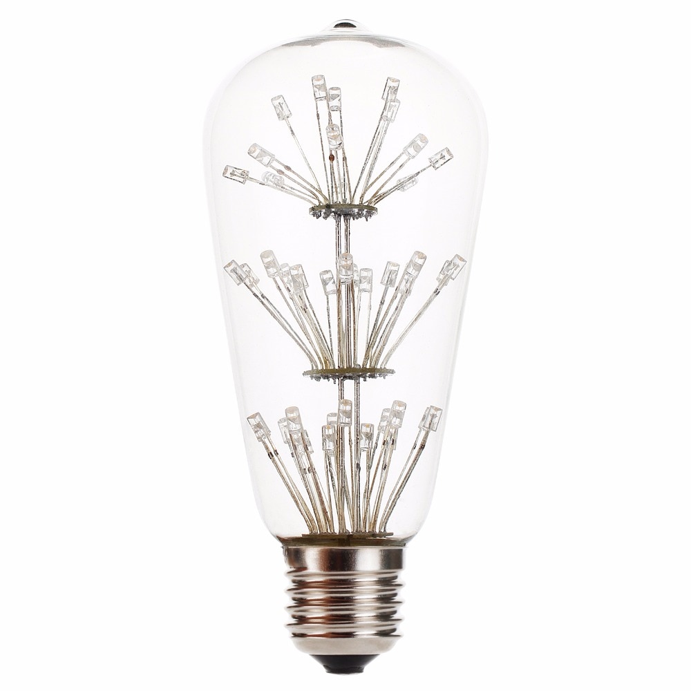 3W E27 ST64 LED Edison Bulb AC220-240V Home Light LED Filament Light Bulb