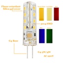 3W G4 3014 SMD LED Halogen Bulb AC220V Home Light LED Silica Gel Lamp