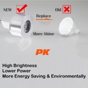 3W GU10 GU5.3 MR16 COB LED Bulb Lamp AC85-265V/DC12V LED No Dimmable Spotlight