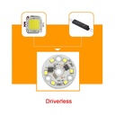 3W/5W/7W/9W/12W 32-74mm Led Chip Diode Driverless AC 220V For Downlight Emitting White/Warm White