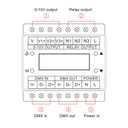 High Voltage AC90-240V 3 Channel LED DMX Output 0-10V Dimmer