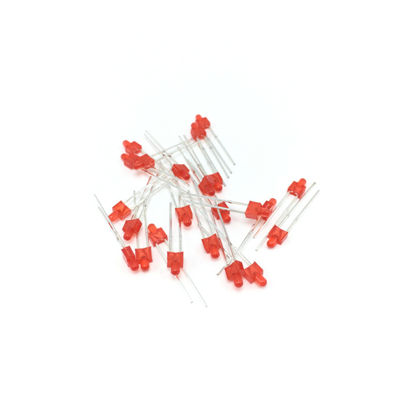F2  2mm Diffused Colored LED Diode Lights Emitting White/Red/Green/Yellow