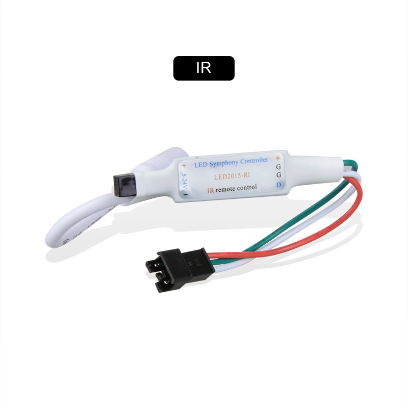 IR RF 14key 21key DIY Mini LED Pixel Strip Light Controller for WS2811 with Remote Controller