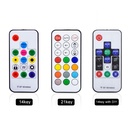 IR RF 14key 21key DIY Mini LED Pixel Strip Light Controller for WS2811 with Remote Controller