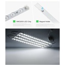 LED Tube Ceiling Light Module Source 32W 40W 50W 2835 LED Bar Lights Ceiling Lamp 220V With Magnet Holder and Driver