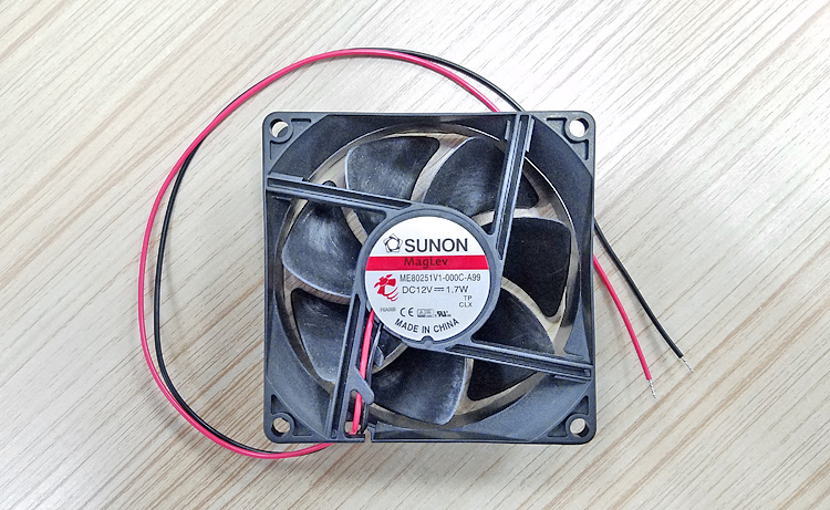 ME8025 Fans LED Heatsink 12V 0.14A