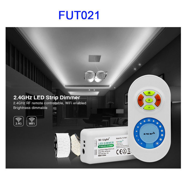 Mi.Light 2.4G FUT020/FUT021/FUT022/FUT025/FUT027/FUT028 LED Strip Dimmer Touch Dual White/RGB/RGBW LED Strip Controller
