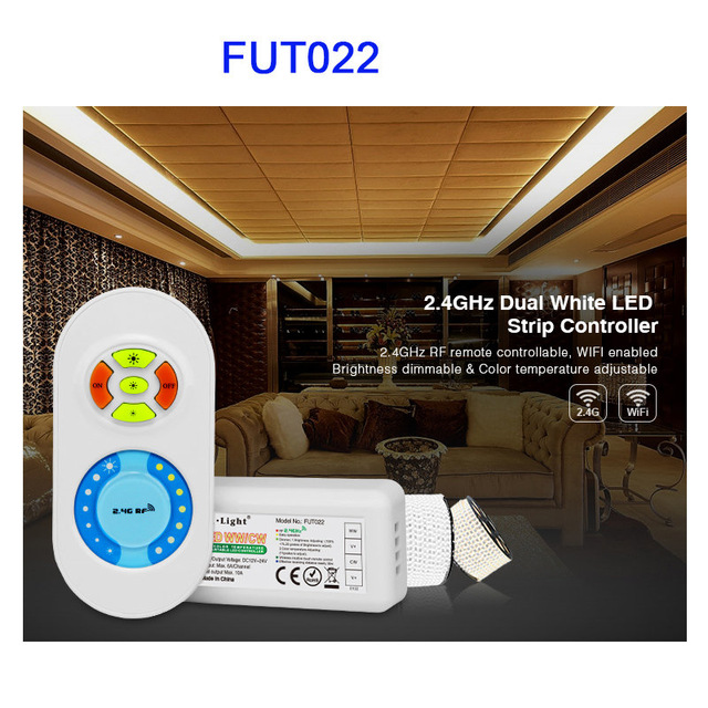 Mi.Light 2.4G FUT020/FUT021/FUT022/FUT025/FUT027/FUT028 LED Strip Dimmer Touch Dual White/RGB/RGBW LED Strip Controller