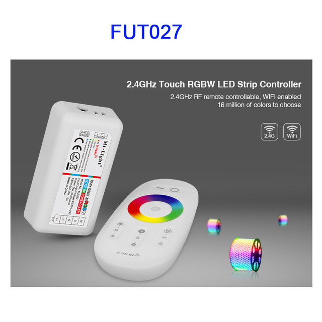 Mi.Light 2.4G FUT020/FUT021/FUT022/FUT025/FUT027/FUT028 LED Strip Dimmer Touch Dual White/RGB/RGBW LED Strip Controller