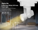 Mi.Light AL1/AL2/AL3/AL4/AL5/AL6 25W 2-wire/4-wire Dimmer/Dual White/RGBW 99 Groups LED Auto Track Light