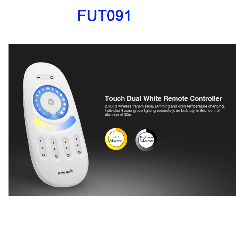 Mi.light 2.4G wireless RF RGB CCT RGBWW Remote Controller FUT091/FUT092/FUT095/FUT096/FUT098/FUT005/FUT006/FUT007/FUT089 