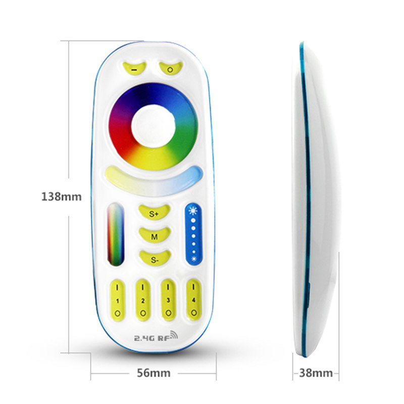 Milight FUT092 RGB+CCT Remote Controller 2 in 1 Full Touch 4-Zone Group Control for Mil.ight LED Bulb Series