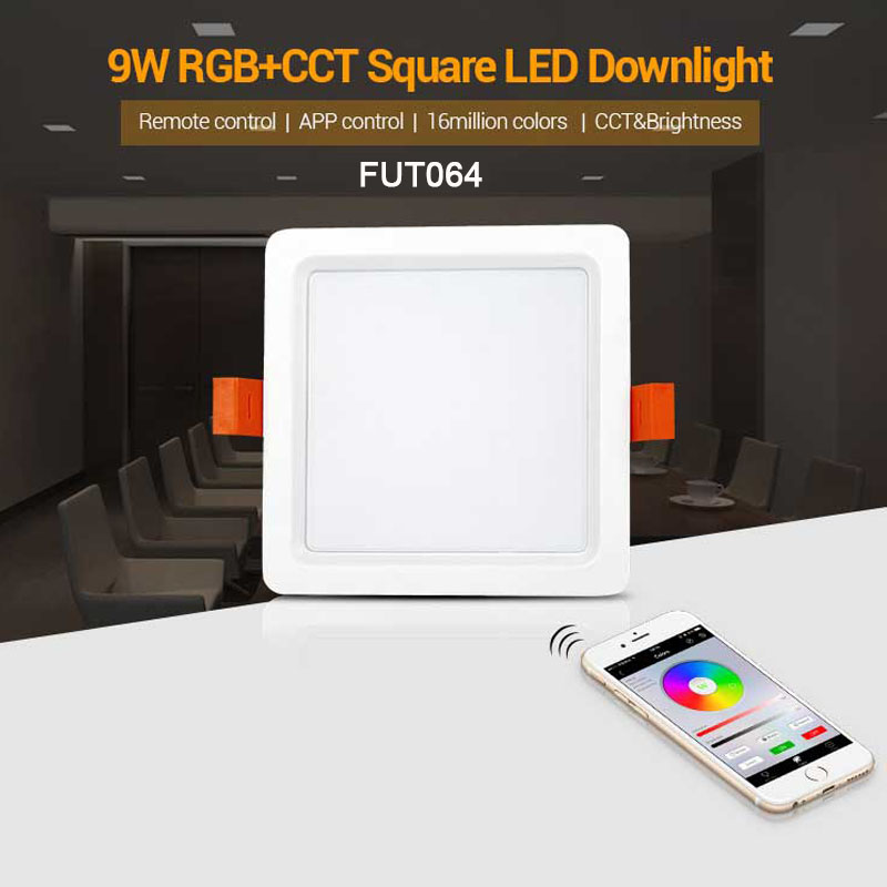 Milight RGB+CCT LED Downlight AC110V 220V Dimmable LED Ceiling Spotlight FUT062/FUT063/FUT066/FUT068/FUT069