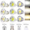 3W 5W 7W 9W E27 E14 GU10 COB LED Bulb Lamp AC85-265V LED No Dimmable Spotlight