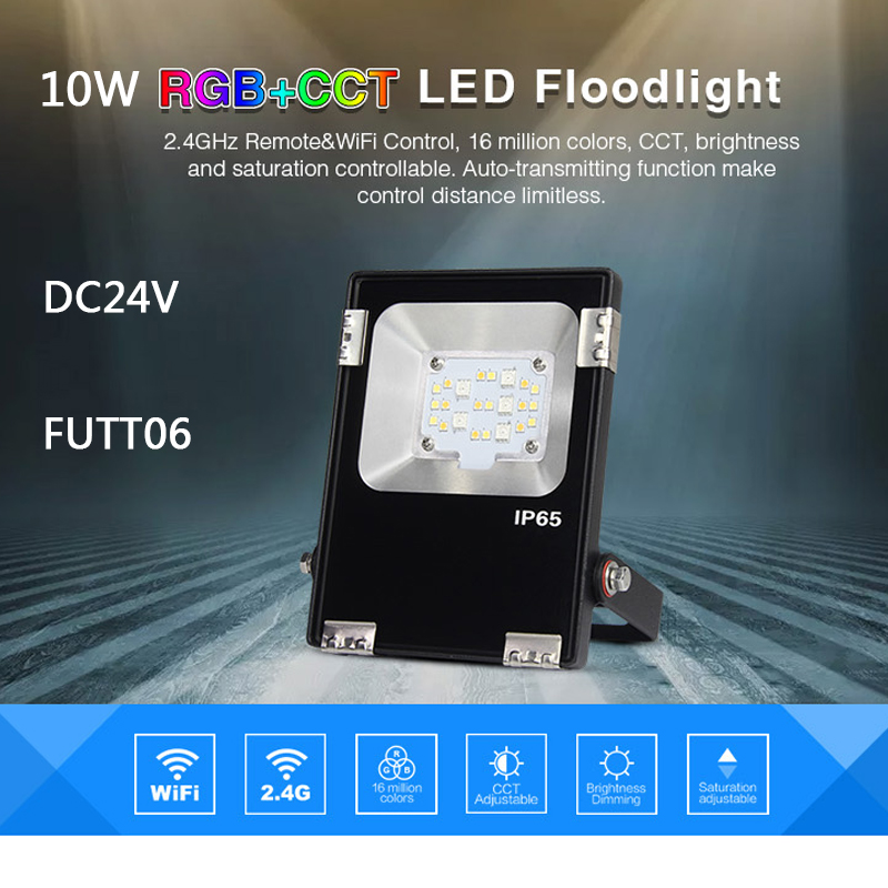 Milight RGB+CCT LED Flood light  IP65 Outdoor Garden Light FUTT02/ FUTT03/FUTT04 /FUTT05/FUTT06 