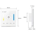 Milight Smart Panel Led Controller Color Temperature CCT Dimming RGBW RGB CCT LED Touch Switch