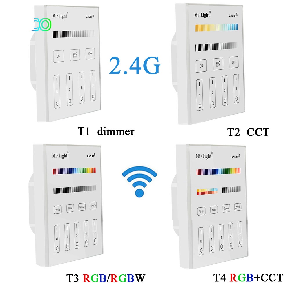 Milight T1/T2/T3/T4/B0/B1/B2/B3/B4/B8 LED Smart Panel Remote Strip Light Controller