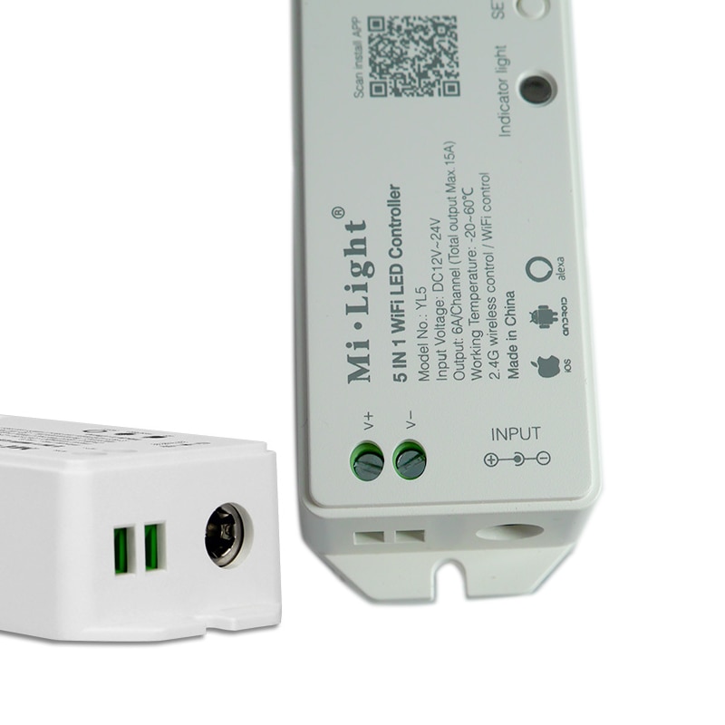 Milight YL5 2.4G 15A 5 IN 1 WiFi LED Controller 