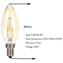  3W E14 C35 LED Edison Bulb 220V Home Light LED Filament Light Bulb