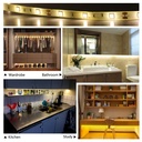 Motion Sensor LED Strip 5050 Waterproof 30LEDs/m Warm White + Intelligent Sensor Light Control