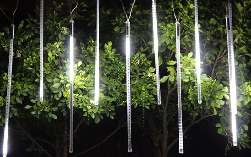 Plug Powered LED Meteor Rain Light 50CM