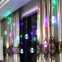 Plug Powered LED Wishing Ball Curtain Light String 110V/220V