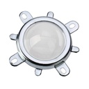 Optical Glass Lens 44mm + 50mm Reflector + Fixed Bracket Holder Suite for 20W-100W Power LED 60/120 Degree Focus