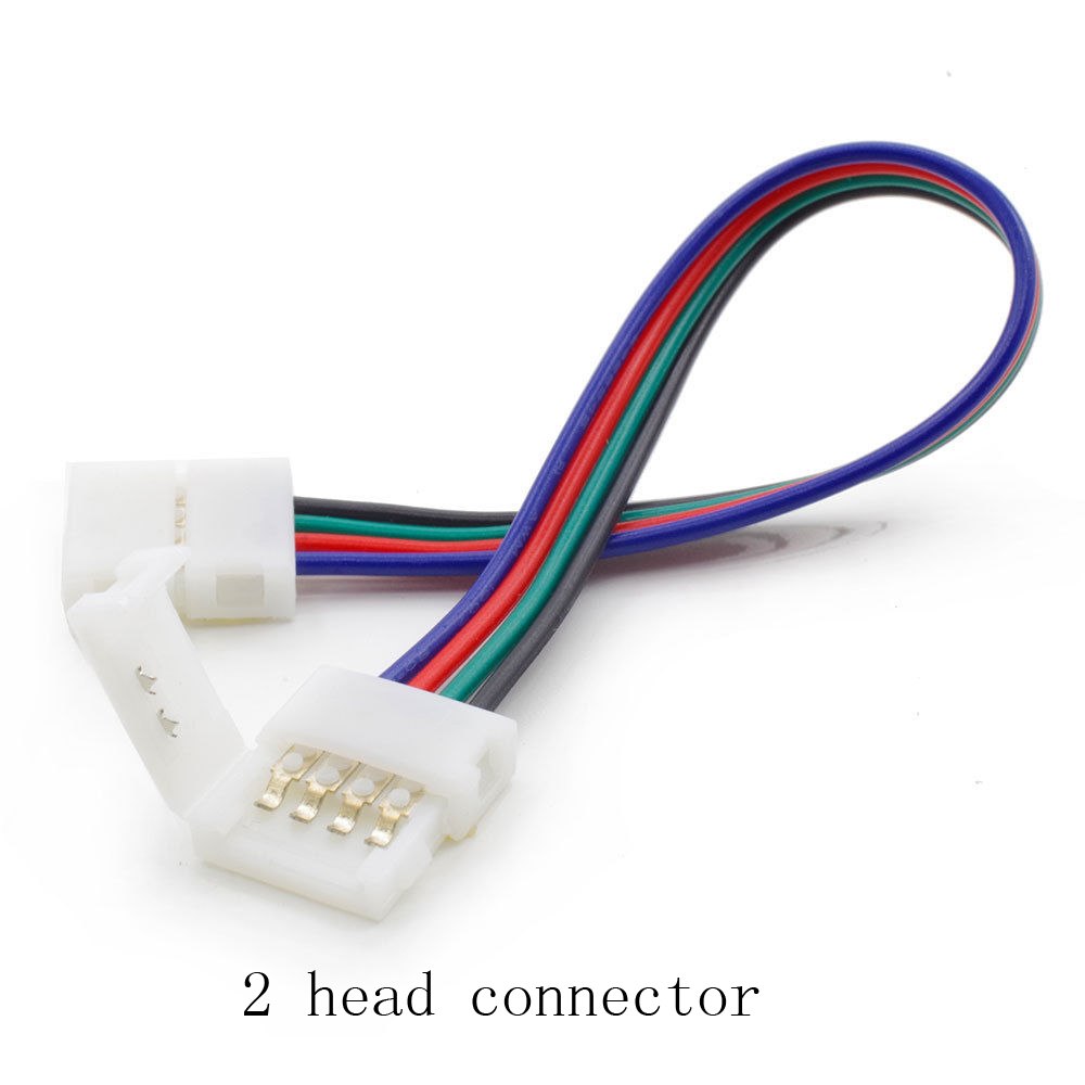 RGB CCT RGBW LED Strip Connector Welding LED Strip Accessory Strip Clip Connector Adapter for SMD 5050 3528 Strip Light