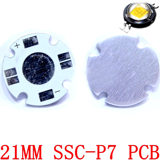 SSC-P7 21mm White Aluminum Base Plate PCB Board