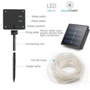 Solar Powered LED Light String Silver Wire 5/10M 8 Modes