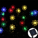 Solar Powered LED Lotus Flower Light String 5M/7M