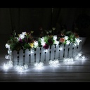 Solar Powered LED Lotus Flower Light String 5M/7M