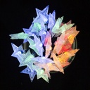 Solar Powered LED Star Shape Light String 4.8M