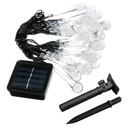 Solar Powered LED Water Drop Light String 6M