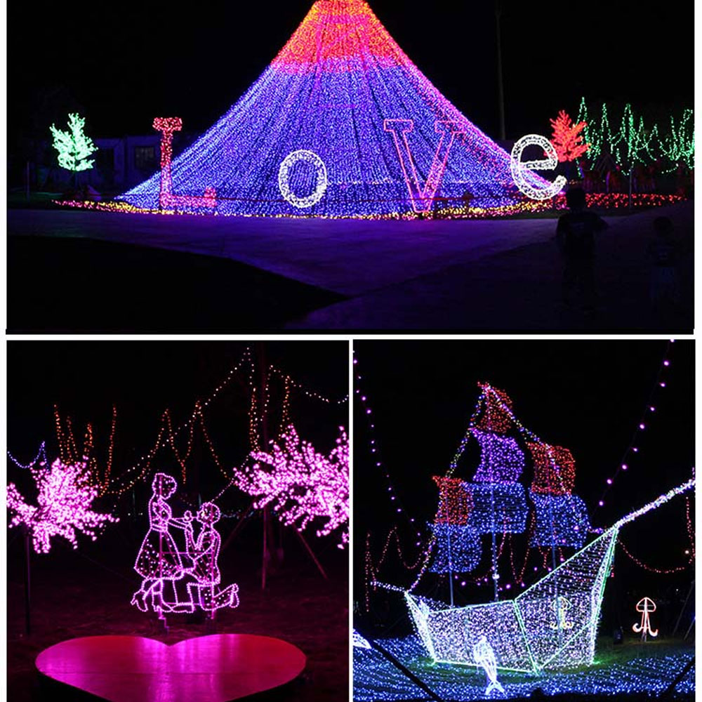 Solar Powered LED Fairy Light String 7M/12M/22M 8 Modes