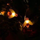 Solar Powered LED Bee Light String 5M/6.5M